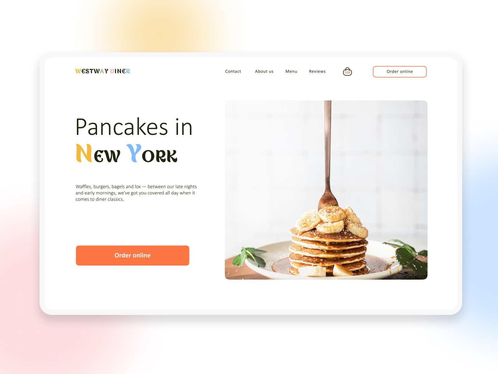Westway Diner by Hanna BRK on Dribbble