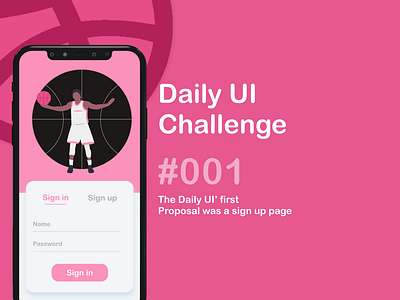 Daily UI Challenge dribble