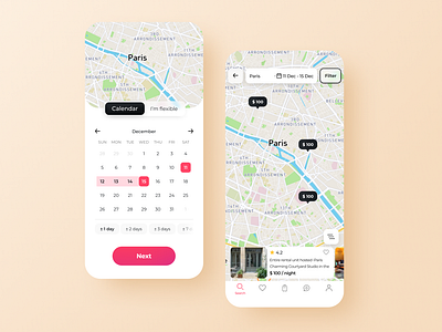 Redesign AirBnb travel app