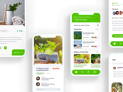 Save the Planet - App Mockup