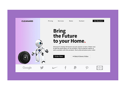 Cleanard Webpage design