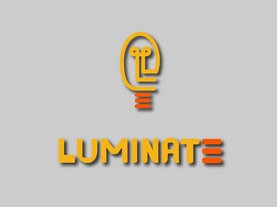 LUMINATE design concept creative design light logo theme ui uidesign ux white