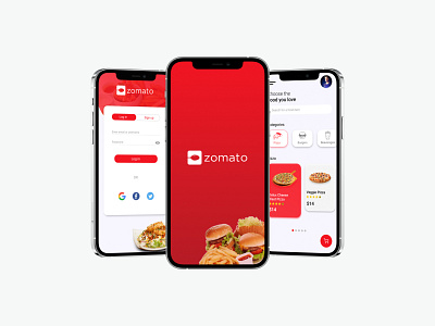 Zomato UI Design