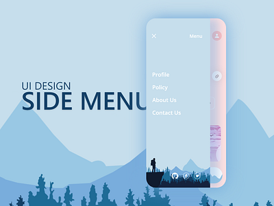 Side Menu Ui Design