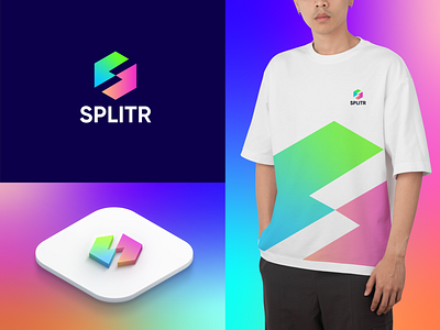 Splitr Modern Visual Identity design | Branding ❤️