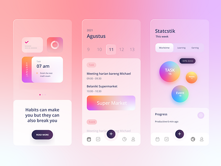 Minimalist UI UX designs, themes, templates and downloadable graphic ...