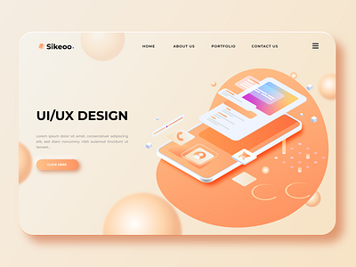 Website design | Modern landing page home page ui design 