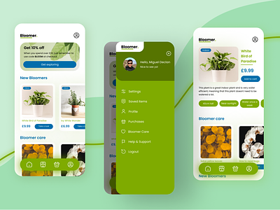 Bloomer plant store web app