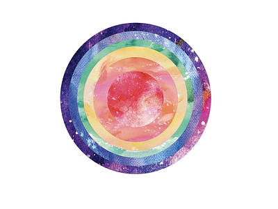 Circle balance bright colour colourful illustrator magic paint pride shape spiritual texture vector watercolor