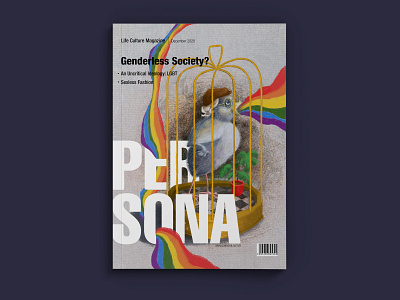 Persona Magazine Cover branding design illustration lgbt magazine cover magazine design magazine illustration persona pride pride 2020