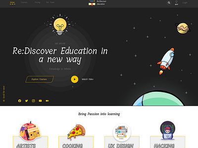 Re:Discover Education | Landing Page