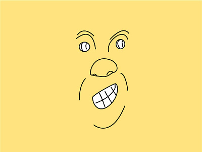 Smiley face illustration sketch vector