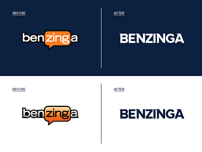 Benzinga Logo Redesign brand design brand identity branding design graphic design logo logo design logo redesign logotype typogaphy