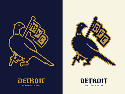 Detroit FC Pheasant Logo