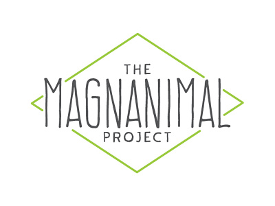 Magnanimal Project Logo hand drawn logo vector