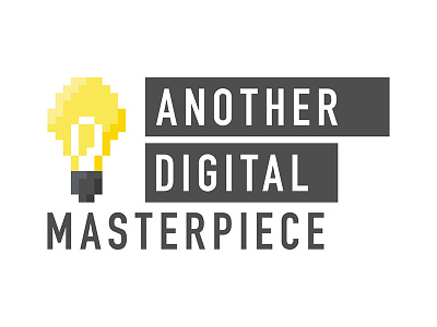 Another Digital Masterpiece Logo branding logo vector