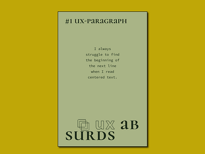 #1 ux paragraph - ux absurds