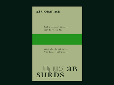 #2 ux banner - ux absurds