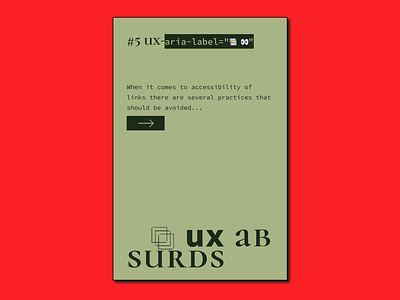 #5 ux-aria-label="read more" - ux absurds