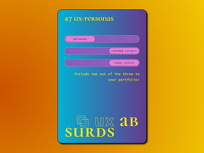 #7 ux-personas - ux absurds css html poster ux