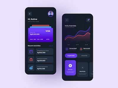 Money Manager App Concept