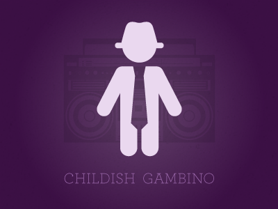 Childish Gambino archer boombox childish gambino illustration rap vector