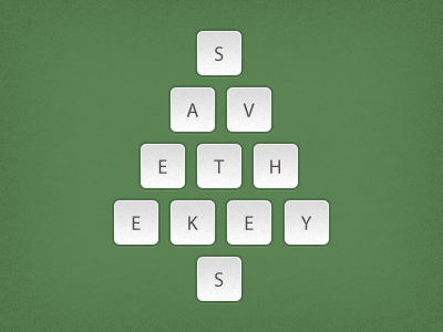 Save The Keys conserve green key keyboard save tree