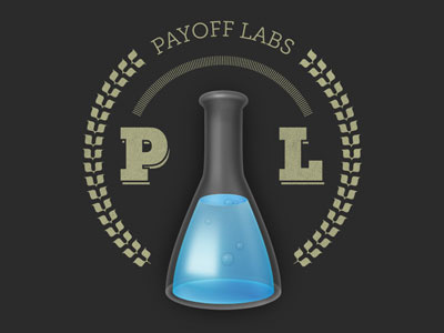 Payoff Labs beaker crest science testing