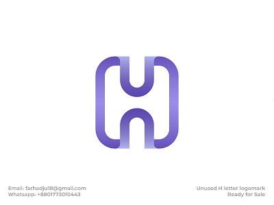 H letter logomark design