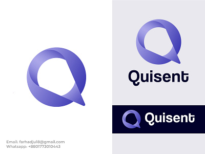 Q letter logo design