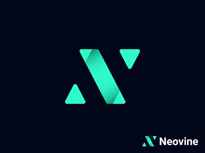 N+V letter logo design