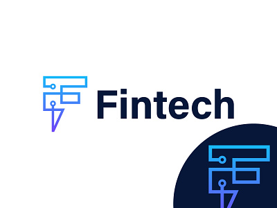 F tech logomark Fintech