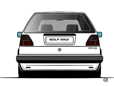 Volkswagen Golf II MK2 Vector