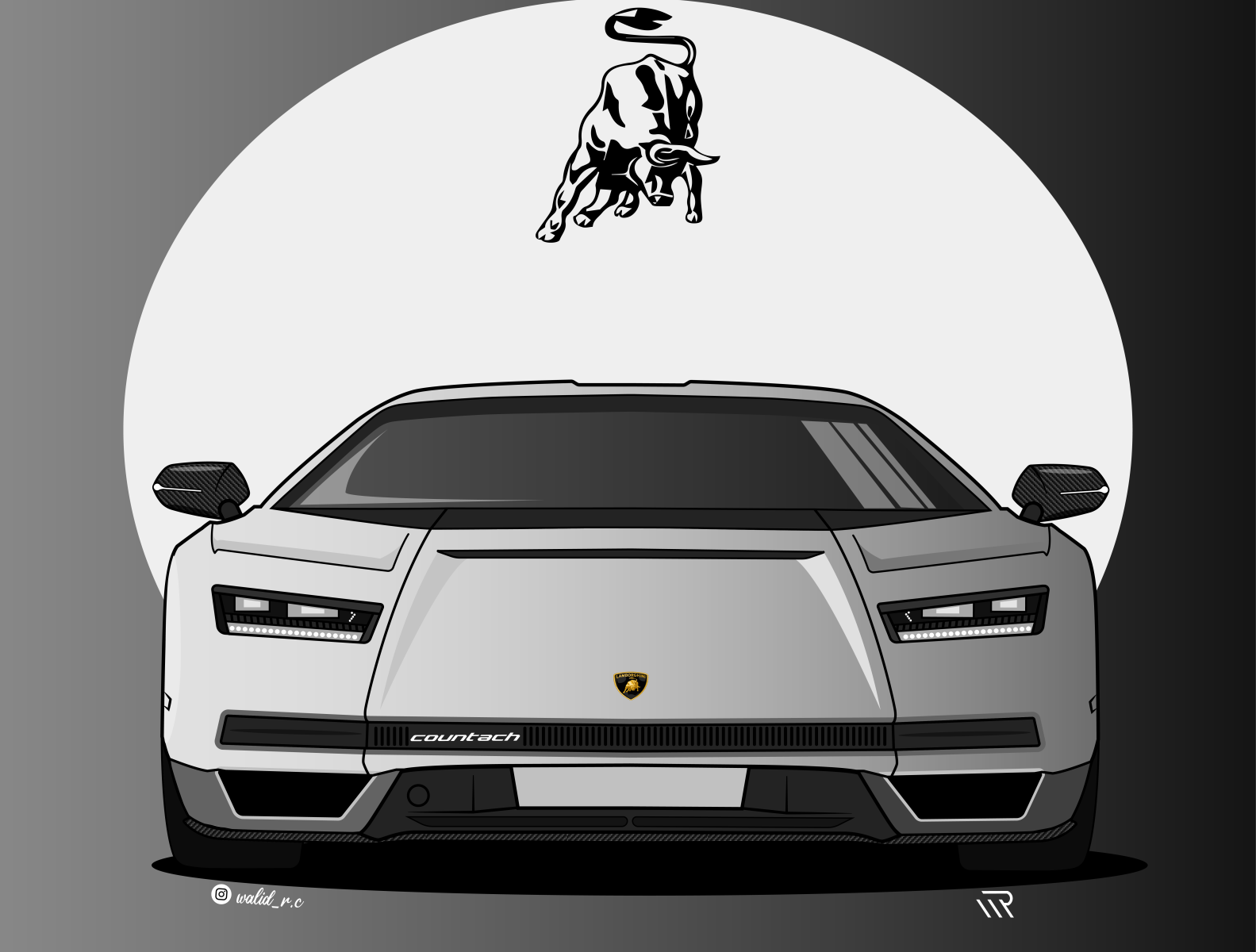 Lamborghini Countach 2022 by Walid Rc on Dribbble