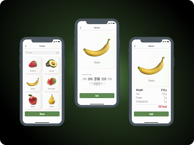 Concept of Calorie Calculator 004 app calculator calories challenge concept dailyui design healthyfood mobile mobile app ui