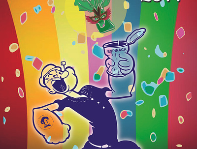 Carnaval de Villarrasa animation cards carnaval design illustration logo