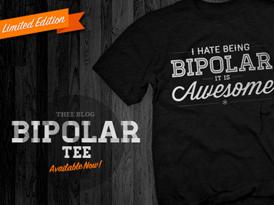 The Bipolar Tee apparel design design tee shop tshirt type