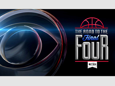 NCAA Final Four basketball design logo tv type typography