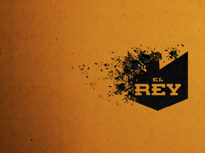 El Rey Network animation brand design dissolve logo motion tv type