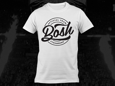 Team Bosh basketball design design tshirt graphic design lettering miami nba tshirt type typography