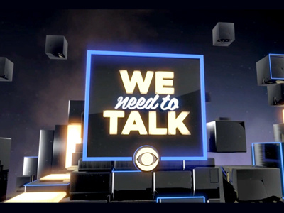 We Need To Talk design identity logo made for tv motion sports tv type typography
