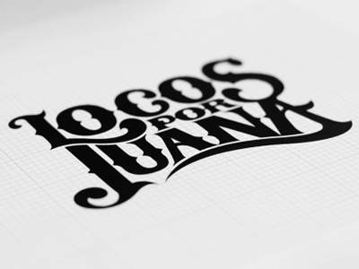 Locos Por Juana bands identity illustration logo music