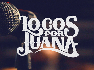 Locos Por Juana branding design identity lettering ligature logo miami music type typography wordmark