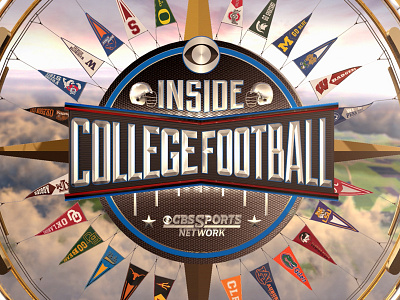 CBS Sports Network - Inside College Football animation broadcast cbs football identity logo on-air sports tv