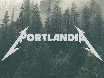 Portland design identity logo music nature pdx portland portlandia travel type typography