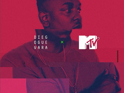 DG x MTV art direction branding design digital glitch mtv music tv