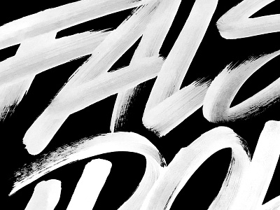 Brushin'. branding brush design hand-made lettering type typography wip