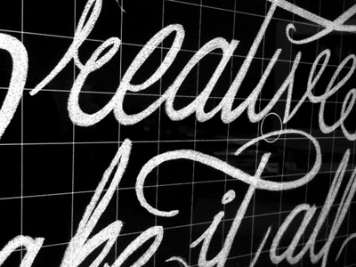 Creatives make it all better... design hand drawn lettering tshirt