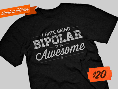 The Bipolar Tee design design tees sale type