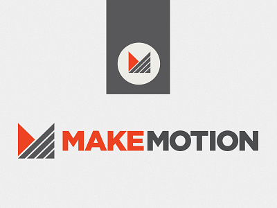 MakeMotion Logo branding design graphic design id logo mograph